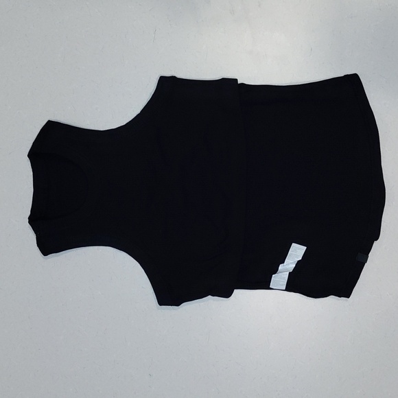 Fabletics High Neck Rib Built-In Bra Tank - Picture 7 of 9